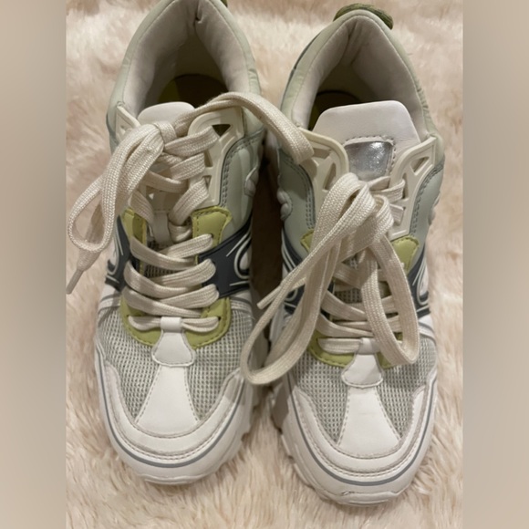 Zara Chunky Lace up Tennis Shoes - Picture 8 of 16